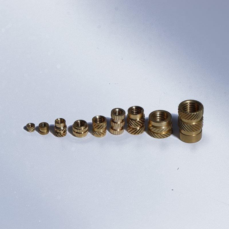 Brass Threaded Inserts & Nuts — Brass · Copper — custom CNC machined parts